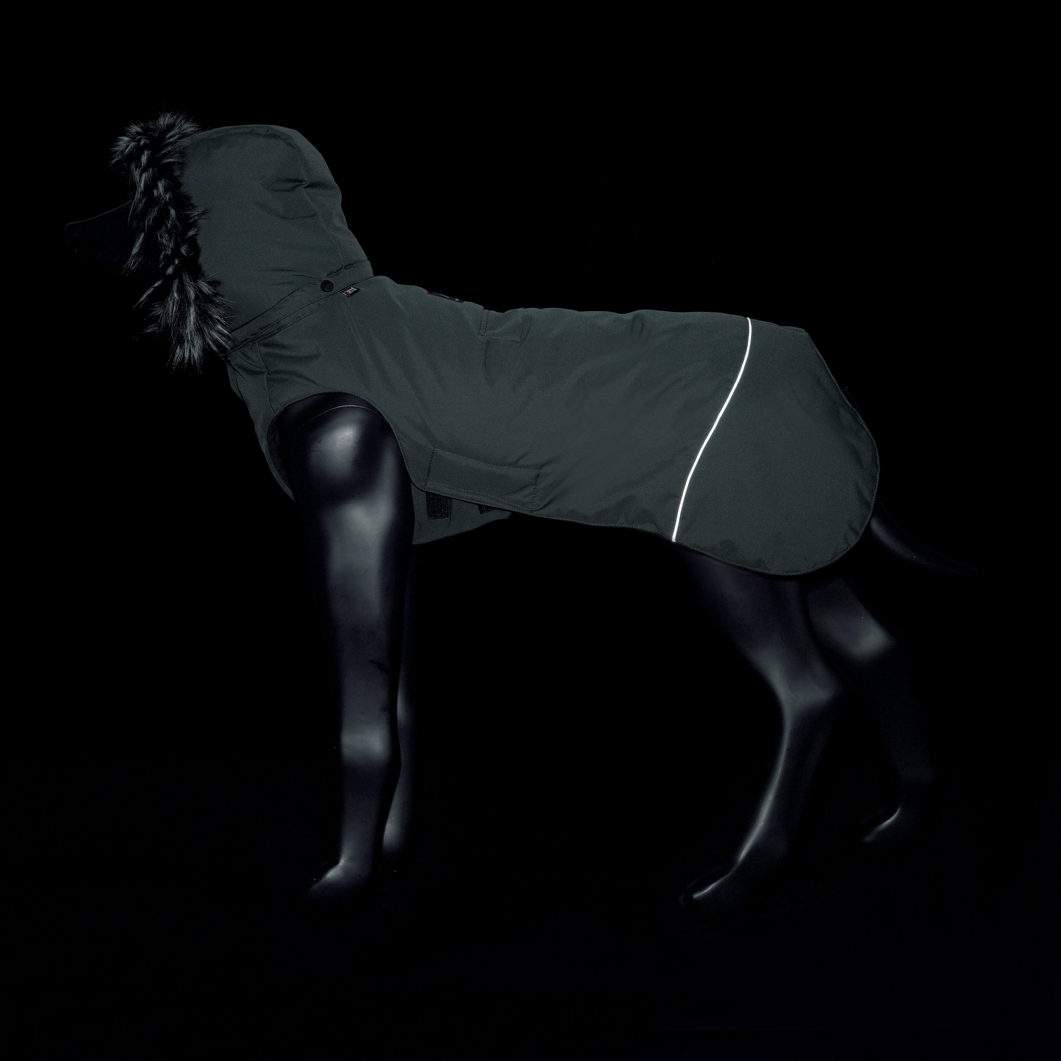 Dog Winter Parka - Frostbiter Padded Coat - Share Happy Outfits