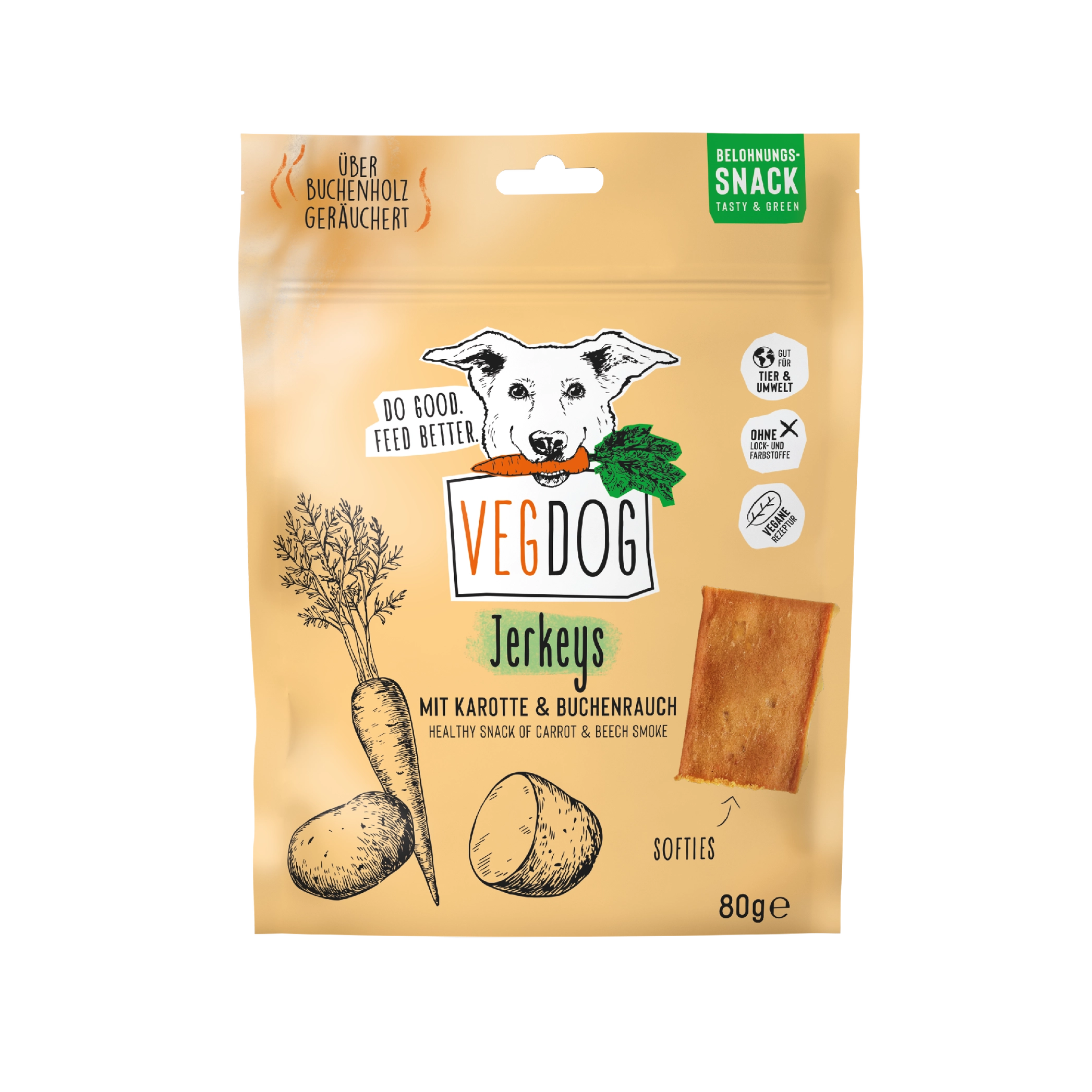 JERKEYS - Beukenhout-gerookte Vegan Jackpot Snacks