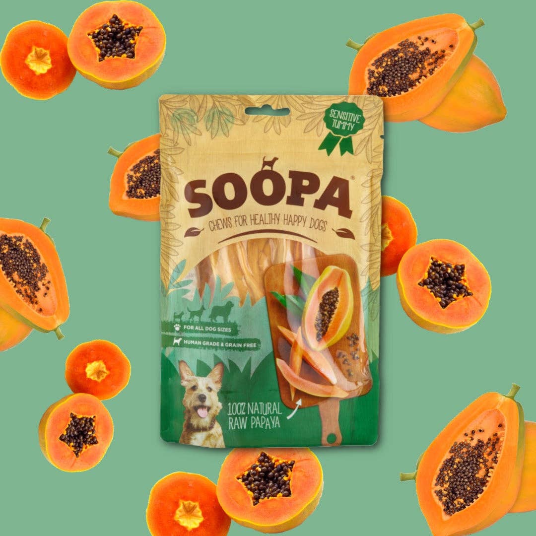 Natural Vegan Dog Treat - Papaya Chews - Share Happy Outfits