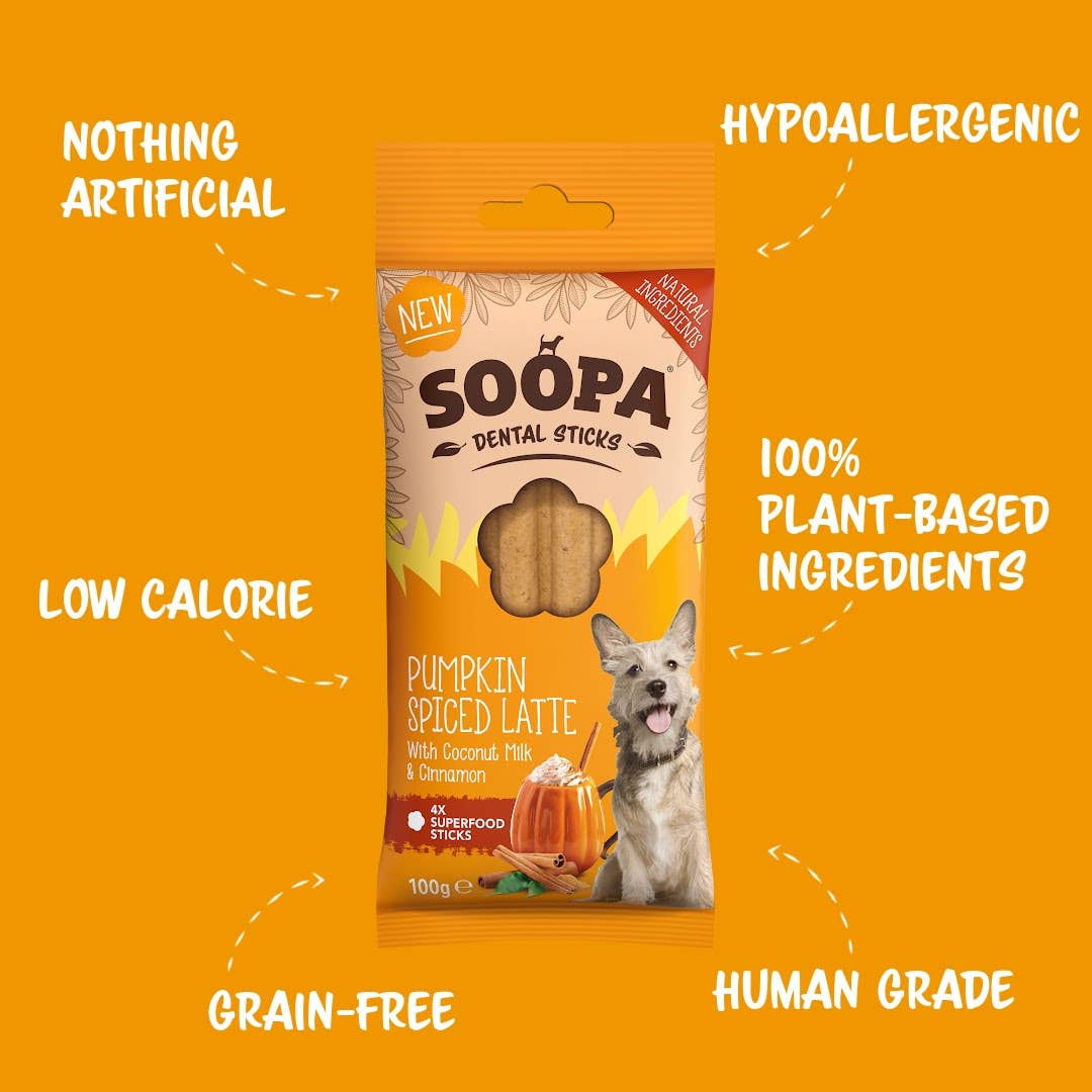 Natural Vegan Dental Sticks - Pumpkin Spiced Latte - Share Happy Outfits