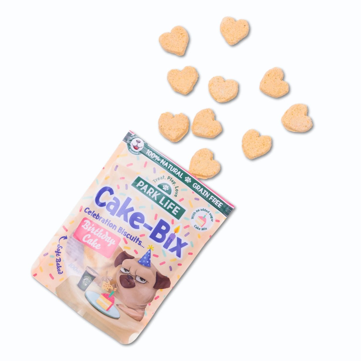 Birthday Cake-Bix Soft Dog Treats - Grain-Free, 100% Natural, Extra Soft Celebration Treats - Share Happy Outfits