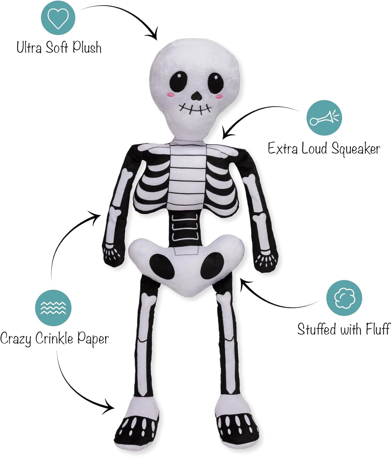 Bone To Be Wild – Plush Dog Toy - Share Happy Outfits