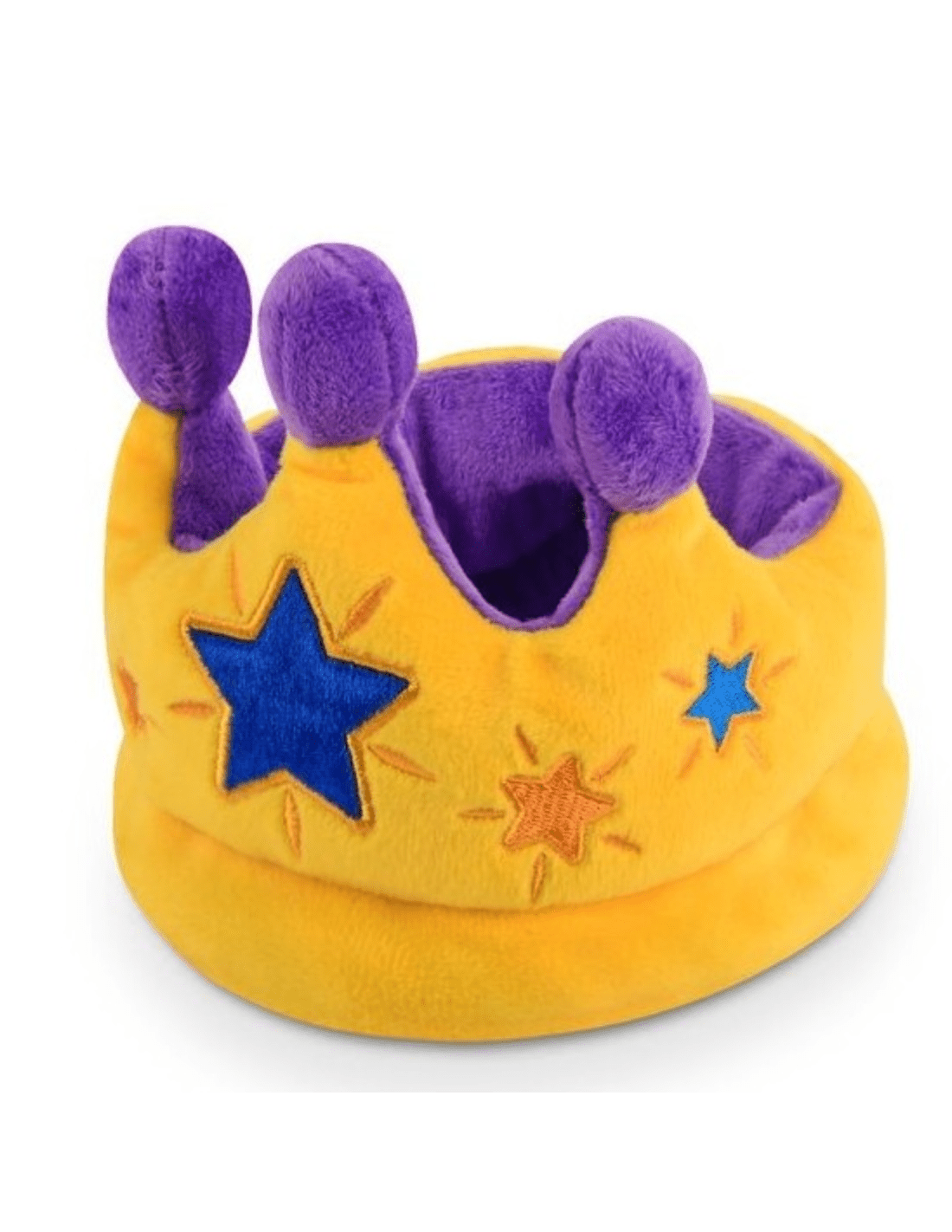 Canine Crown Dog Toy | Squeaky Crinkle Royal Plush | Photo Prop & Play Toy - Share Happy Outfits