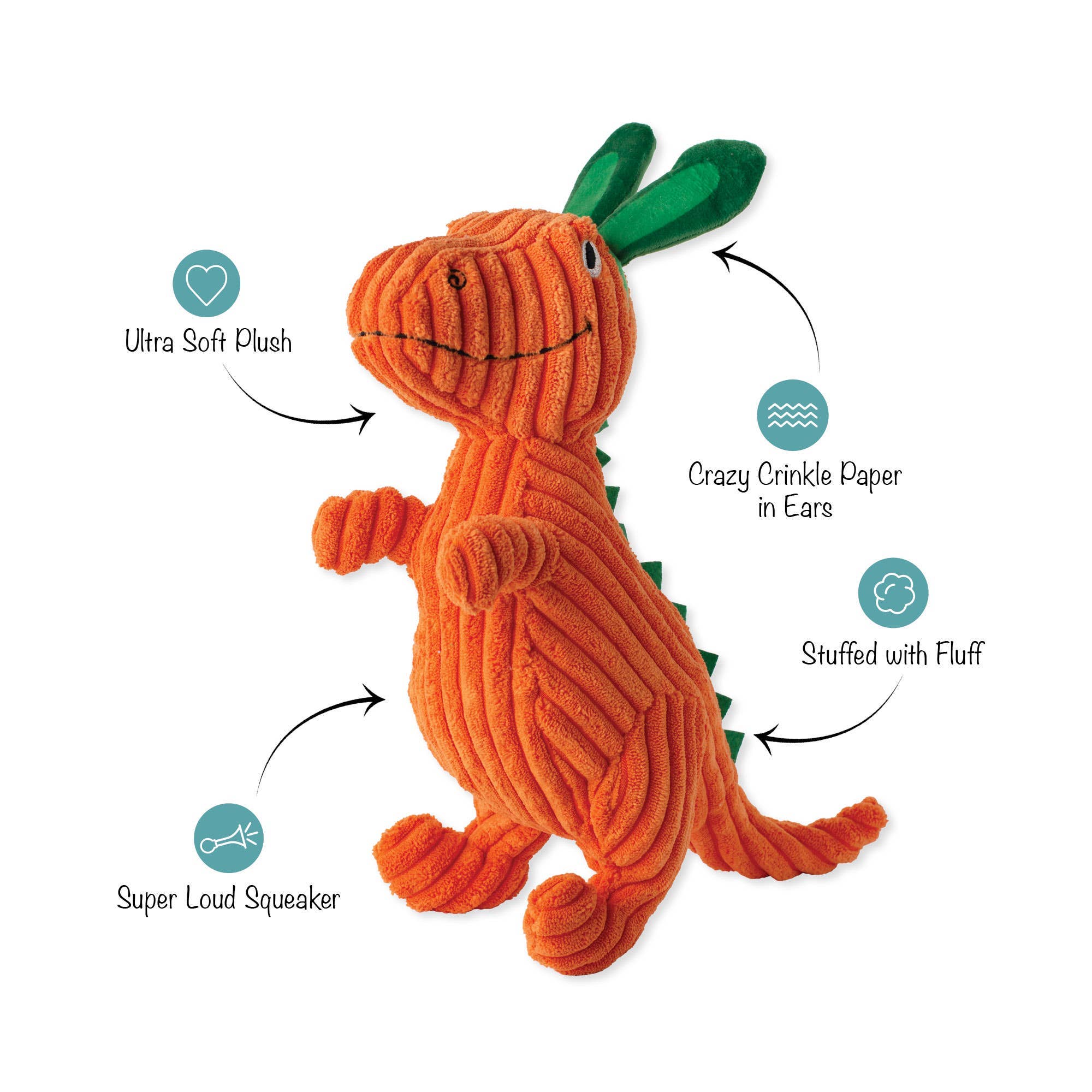Fringe CARROT BOUT YOU PLUSH DOG TOY - Share Happy Outfits
