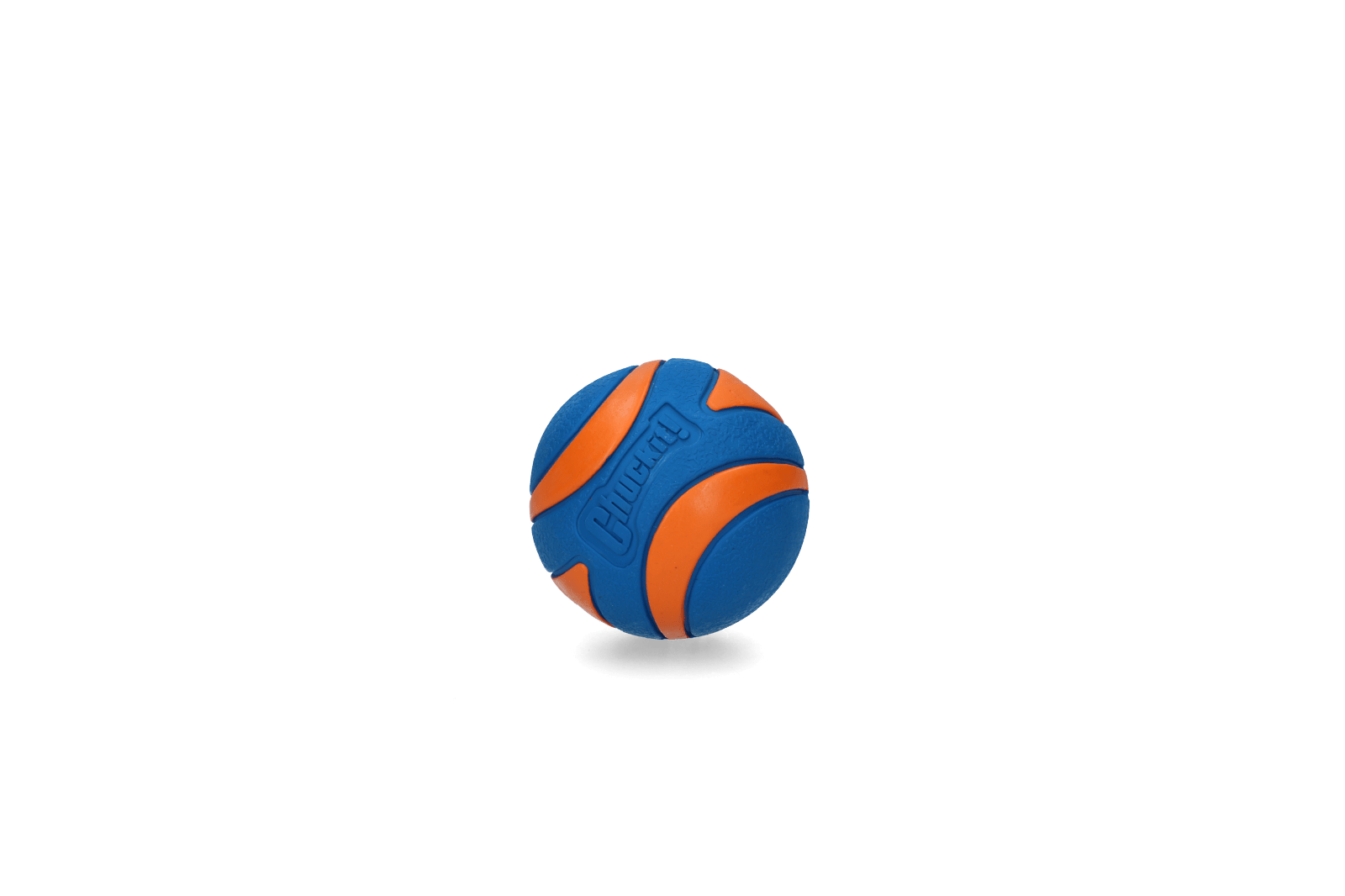 Blue and orange ball on a transparent background