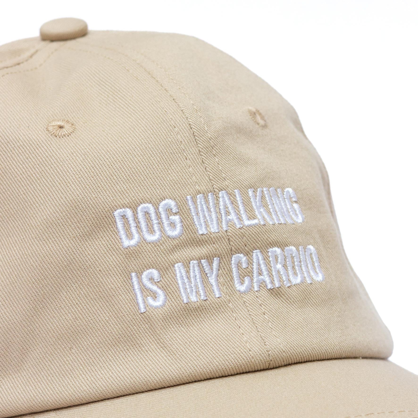 Beige cap with &