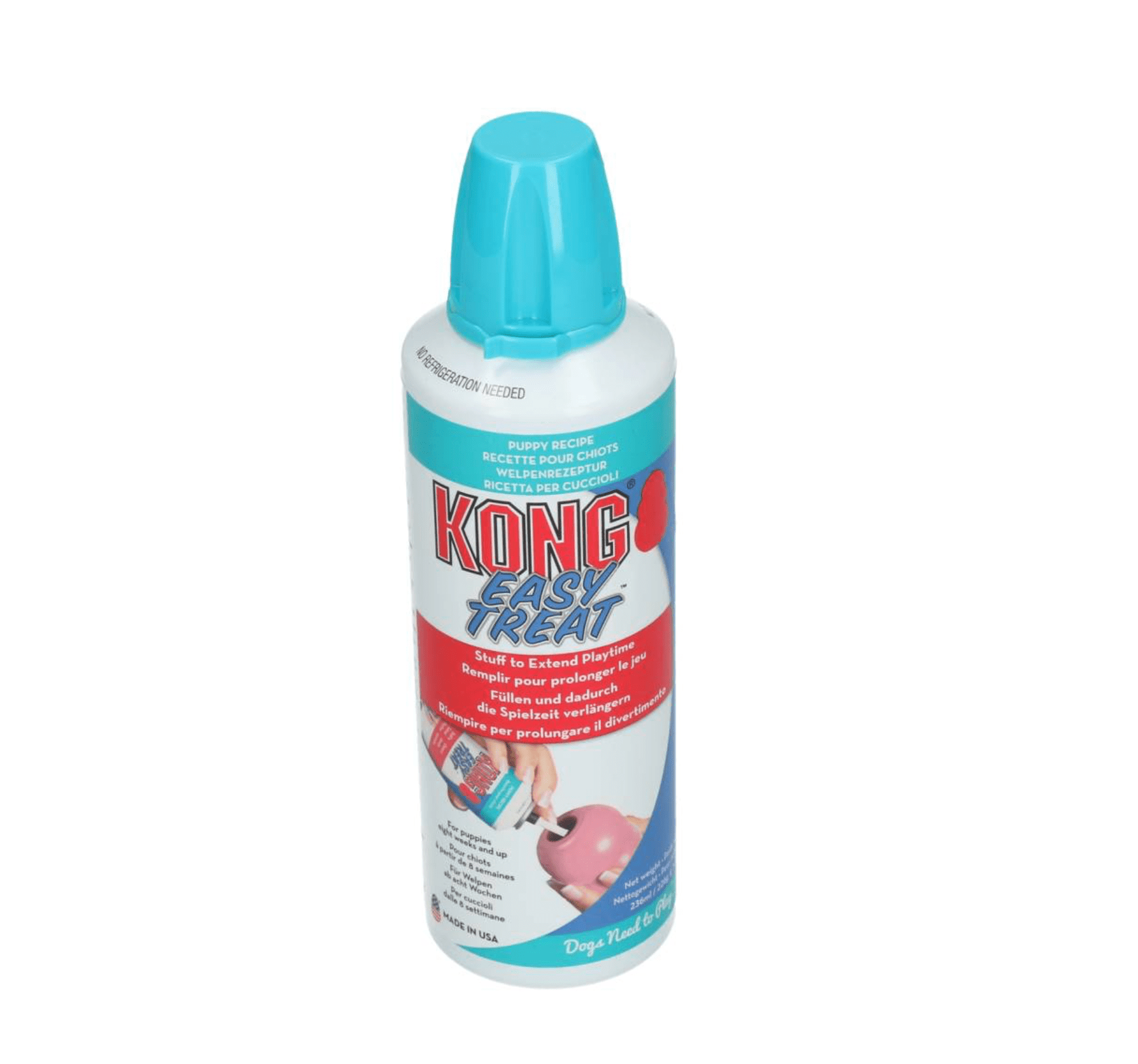 Kong Easy Treat bottle on a white background