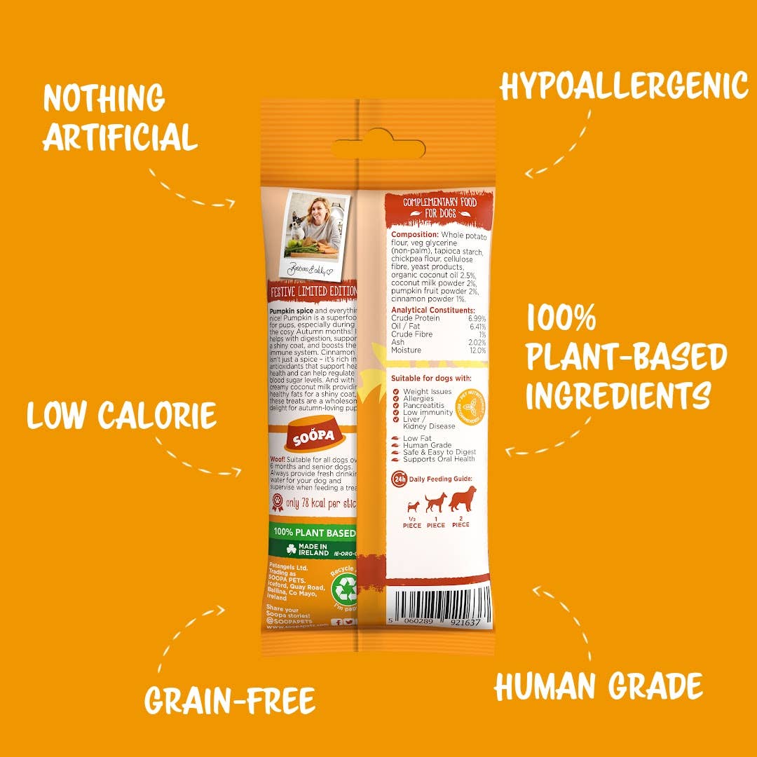 Natuurlijke Veganistische Tandheelkundige Sticks - Pompoen Spiced Latte - Share Happy Outfits