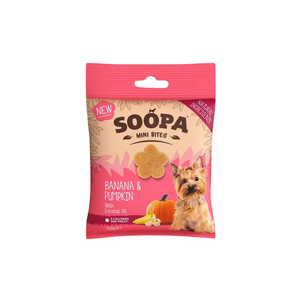 Natural Vegan Mini Dog Healthy Bites - Banana & Pumpkin - Share Happy Outfits