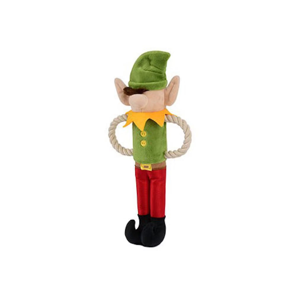 P.L.A.Y. Pet Merry Woofmas – “Santa’s Little Elfer Plush Dog Toy