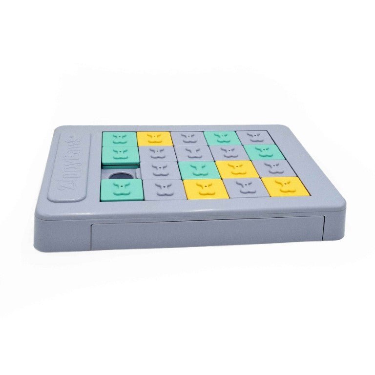 Rectangular device with colorful face buttons on a white background