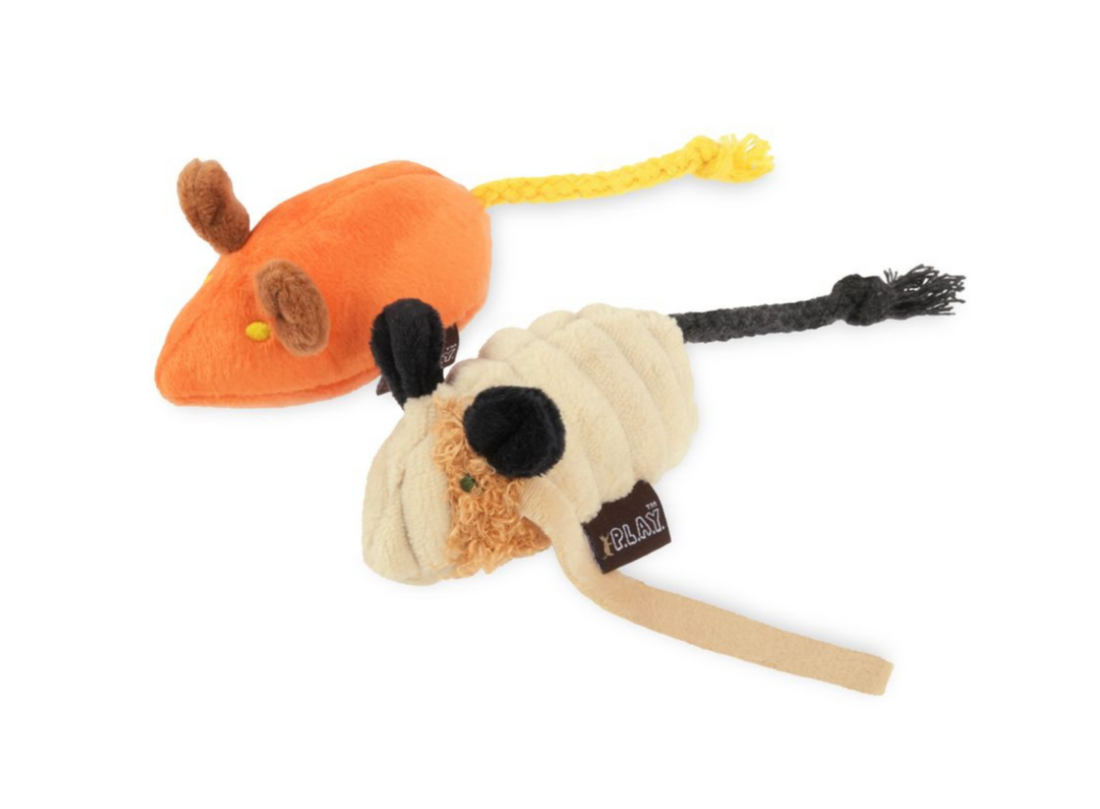 P.L.A.Y. Feline Frenzy Menacing Mice - Halloween Catnip Toy Set