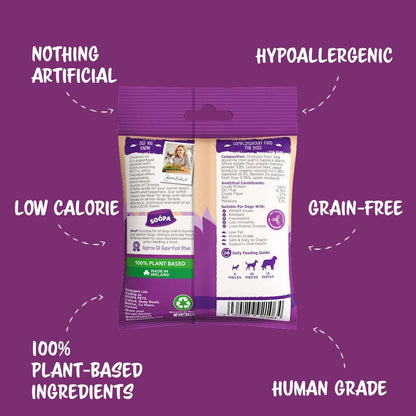 Natural Vegan Healthy Bites - Banana, Pumpkin &amp; Flaxseed for Senior Dogs - Share Happy Outfits