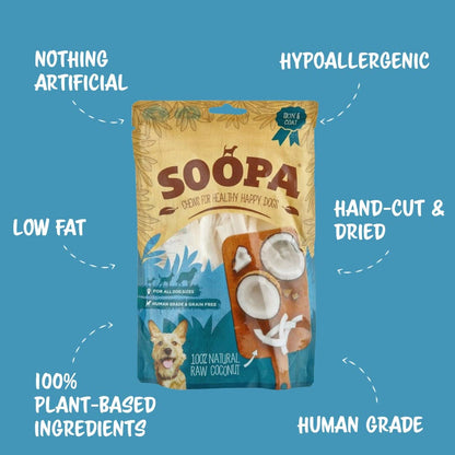 Natural Vegan Dog Treat - Coconut Chews - Share Happy Outfits