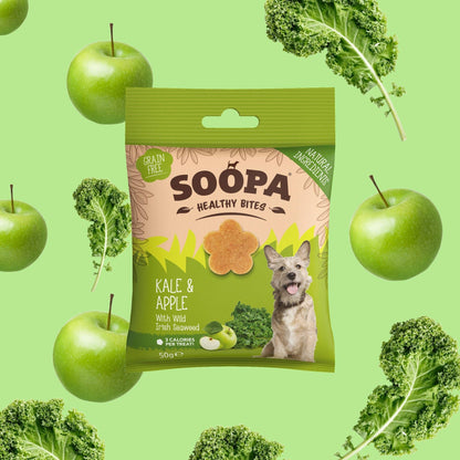 Natural Vegan Dog Healthy Bites - Kale &amp; Apple - Share Happy Outfits