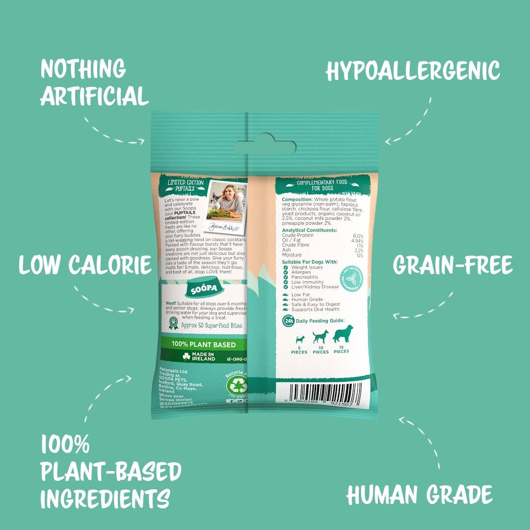 Natural Vegan Dog Healthy Bites – Paw-Na Colada - Share Happy Outfits