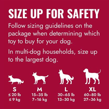KONG Holiday Stuff-A-Ball Medium - Christmas Rubber Treat-Dispensing Dog Toy - Share Happy Outfits