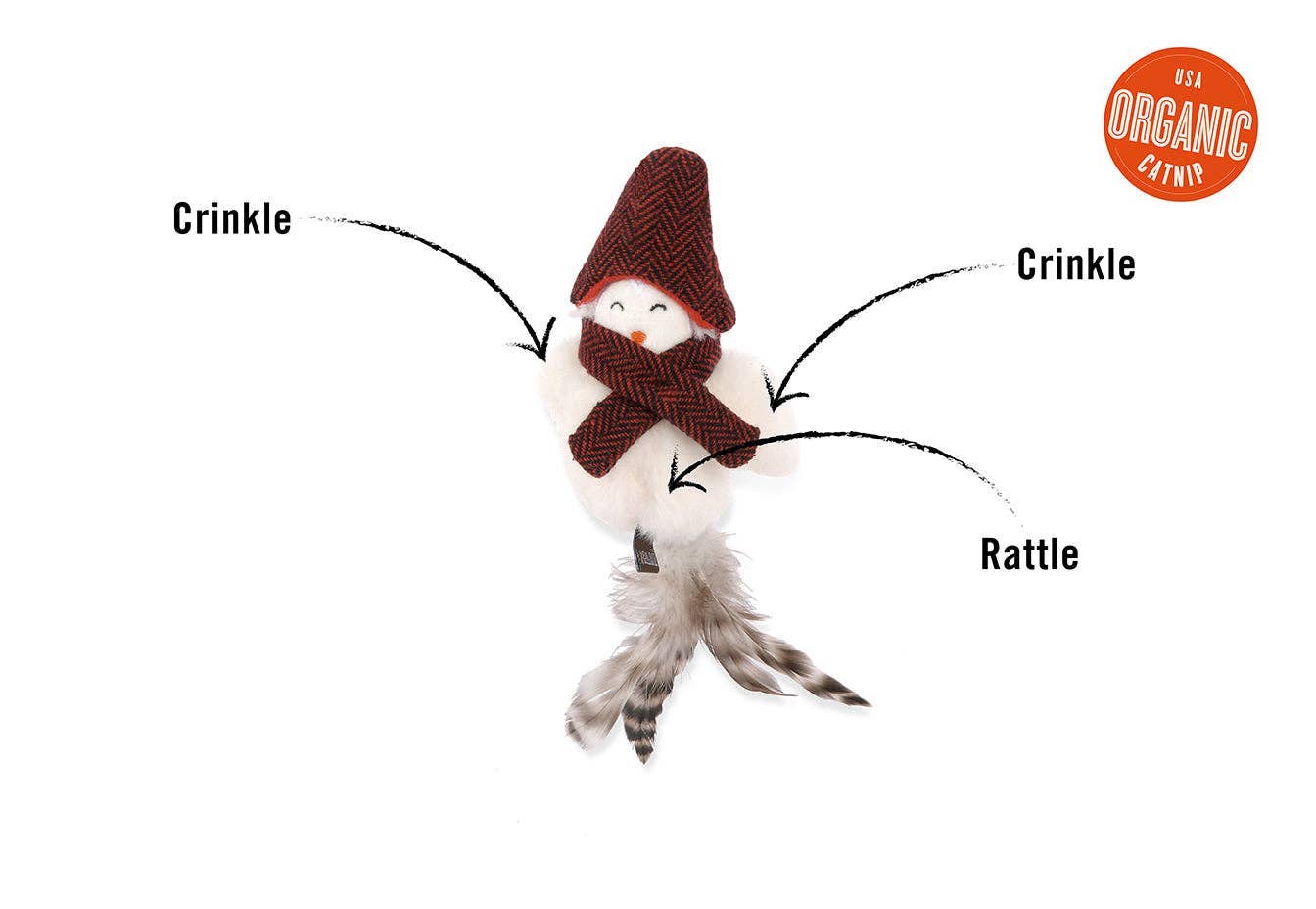 P.L.A.Y Feline Frenzy Chirpy Birdie Toy - Share Happy Outfits