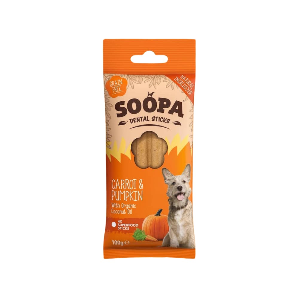 Natural Vegan Dog Dental Treat - Carrot &amp; Pumpkin Sticks - Share Happy Outfits