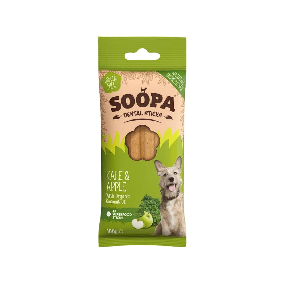 Natural Vegan Dog Dental Treat - Kale &amp; Apple Sticks - Share Happy Outfits