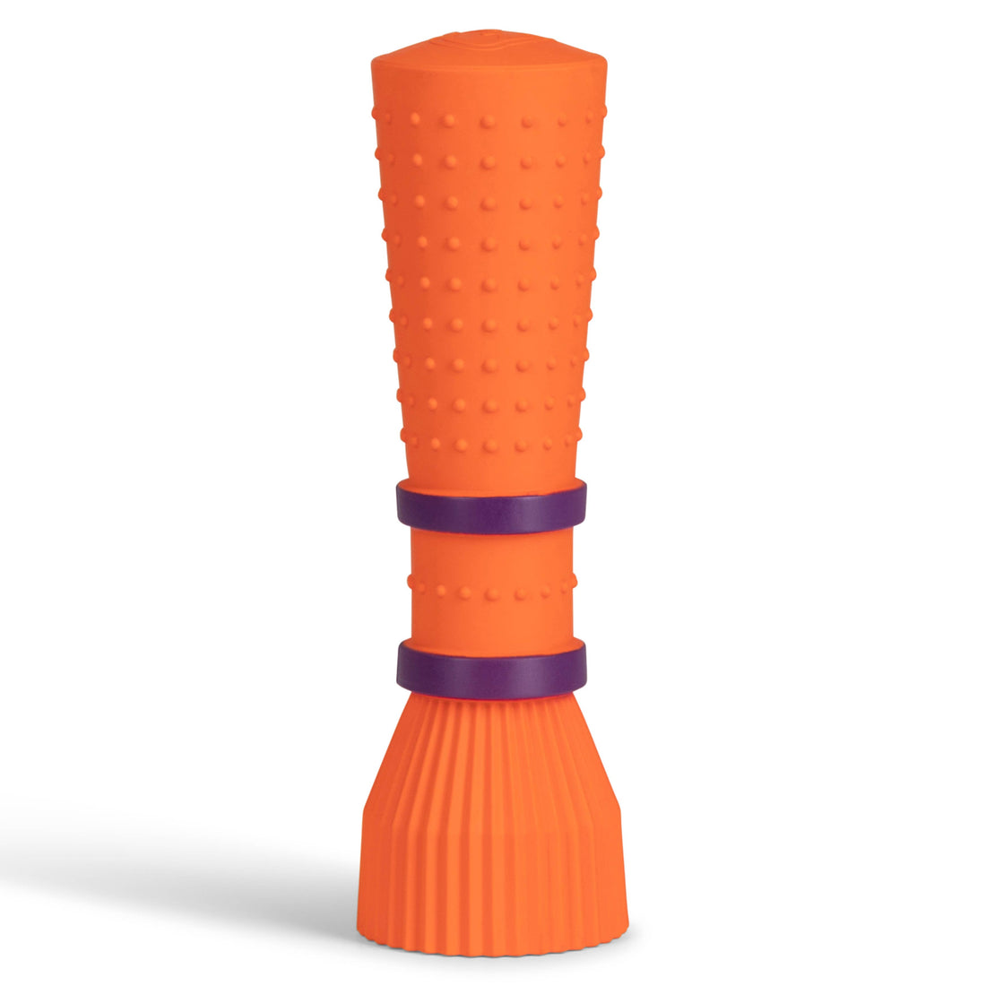 Chewing Dog Toy - Orange Zoomies Cone in Natural Rubber - Share Happy Outfits