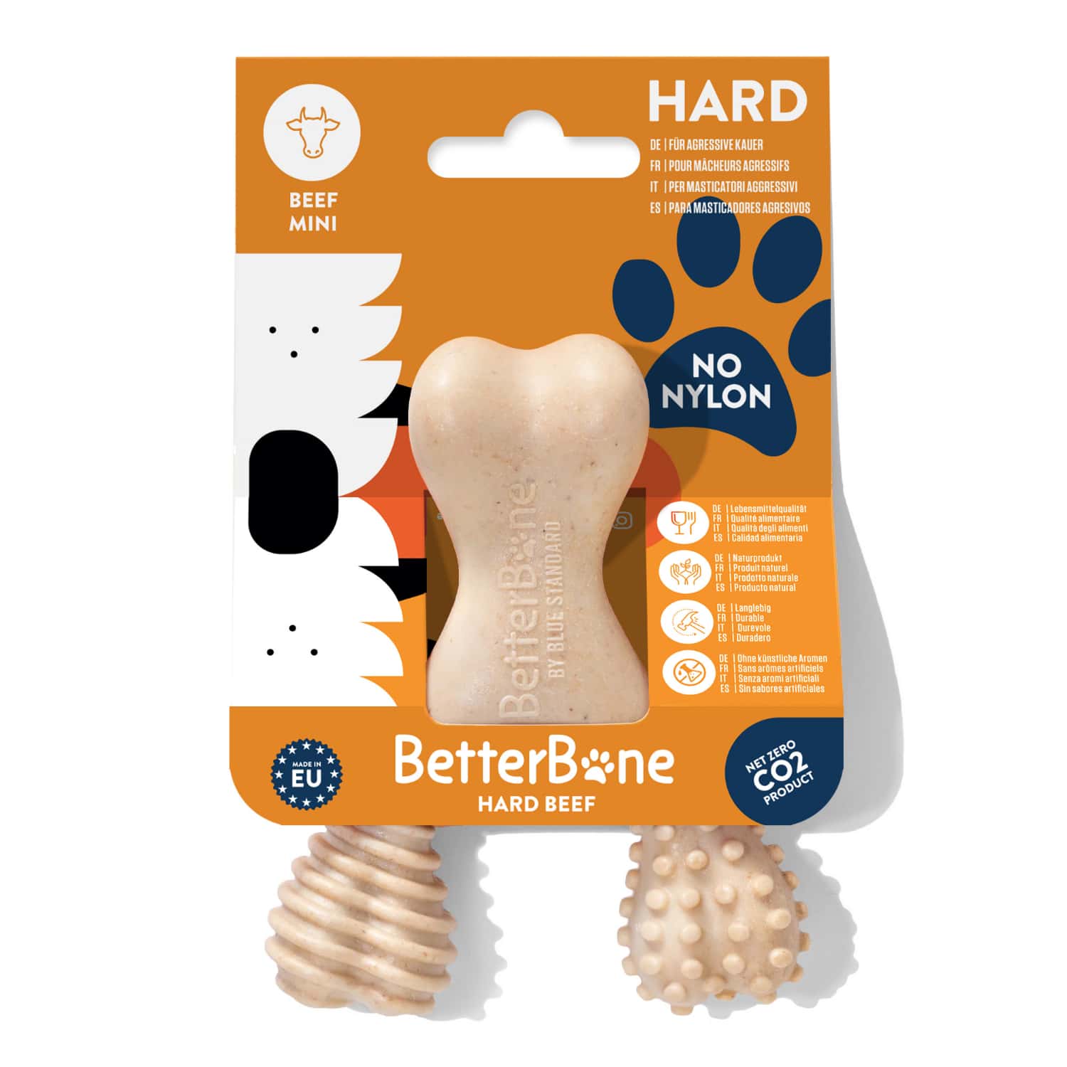 BetterBone hard beef small chewing dog toy