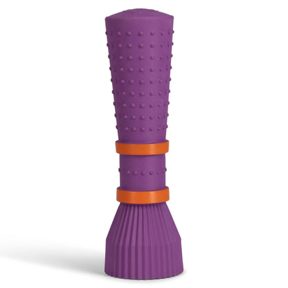 Chewing Dog Toy - Purple Zoomies Cone in Natural Rubber - Share Happy Outfits