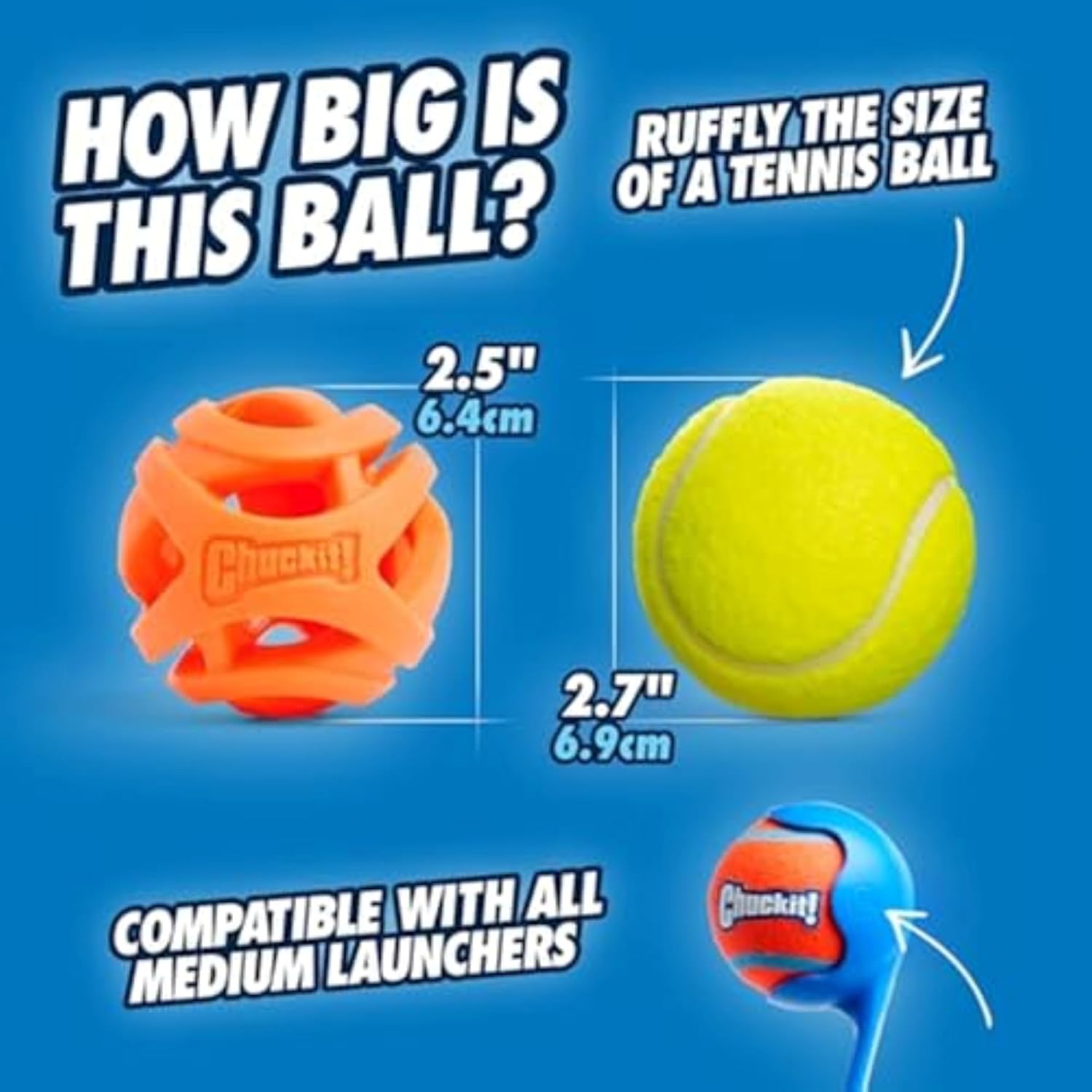 Chuckit! Breathe Right Fetch Ball – Durable Dog Fetch Toy - Share Happy Outfits
