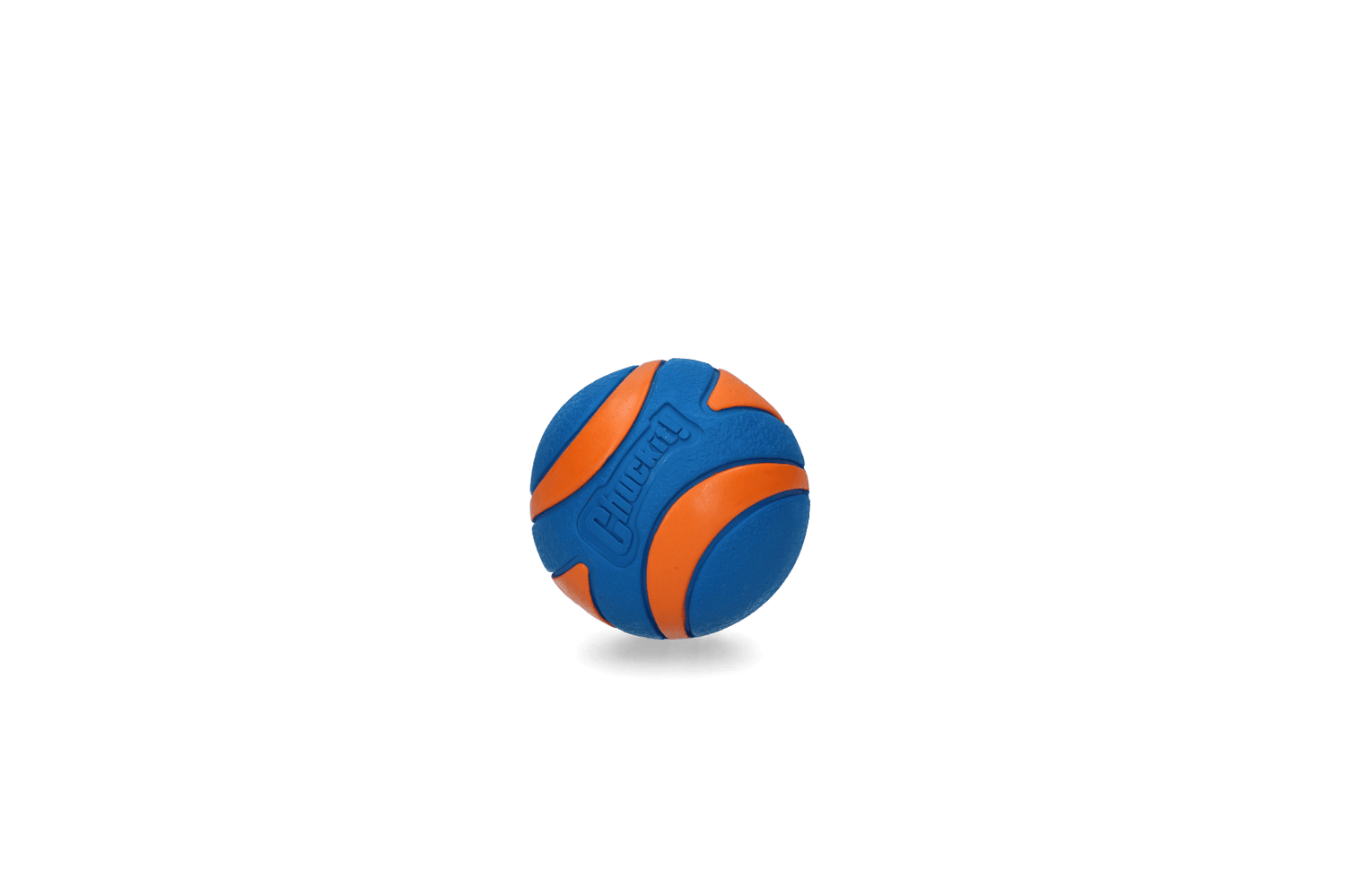 Blue and orange ball on a transparent background