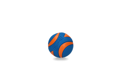 Blue and orange ball on a transparent background