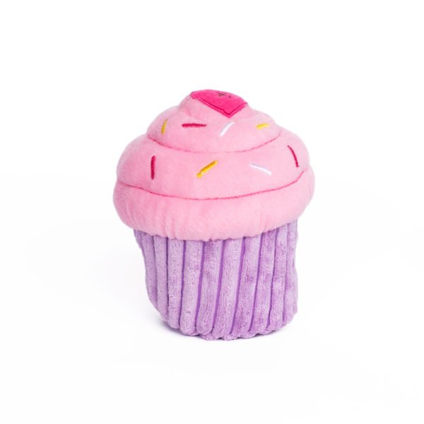 Cupcake Pink - Squeaker Dog Toy for Birthdays, Easter &amp; Every Celebration - Share Happy Outfits