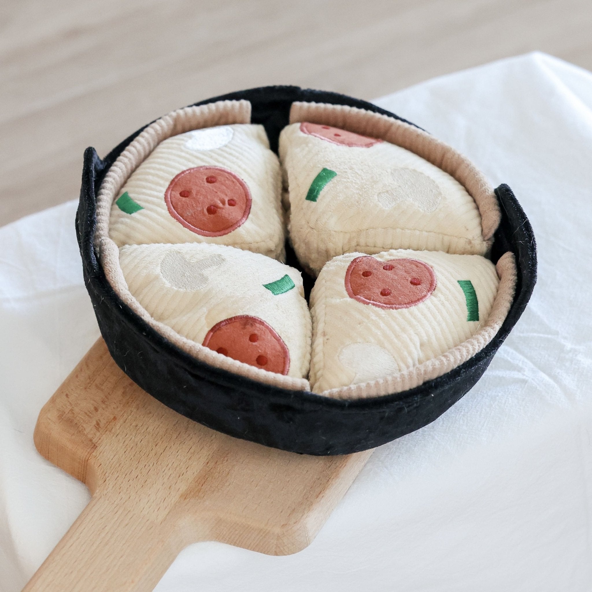 Deep Dish Pizza – Beginner-Friendly Snuffle &amp; Burrow Dog Toy - Share Happy Outfits