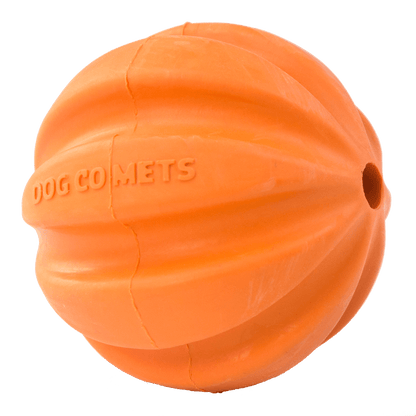 Orange dog toy with &