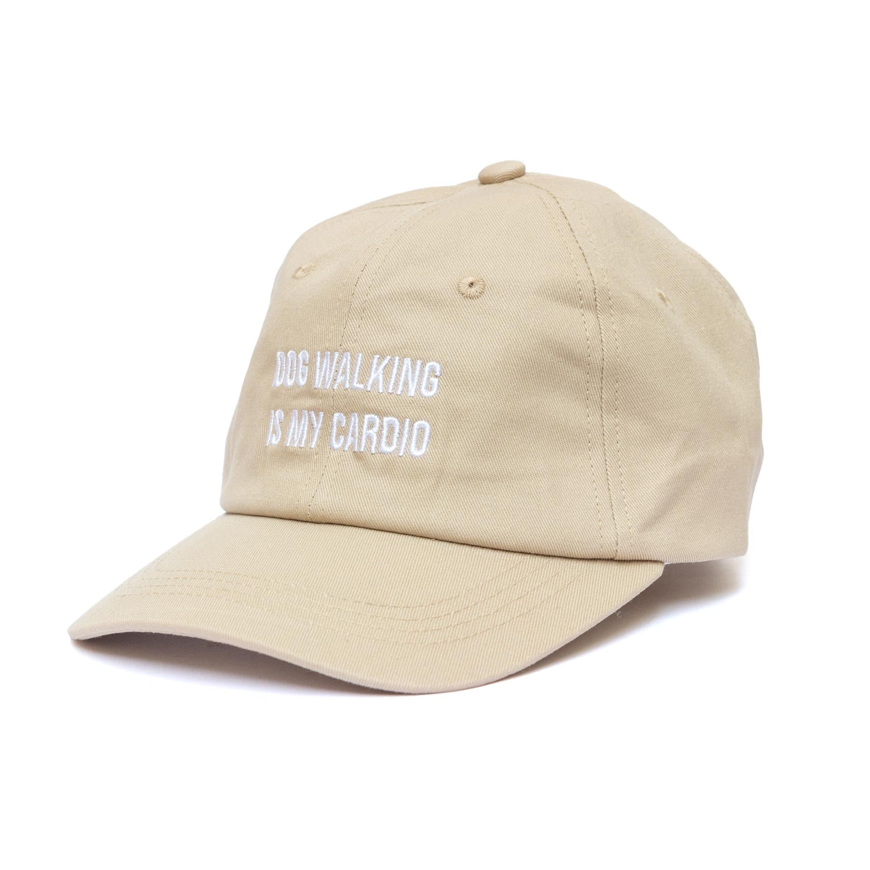 Beige cap with &