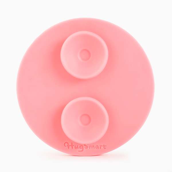 Pink silicone mold with &