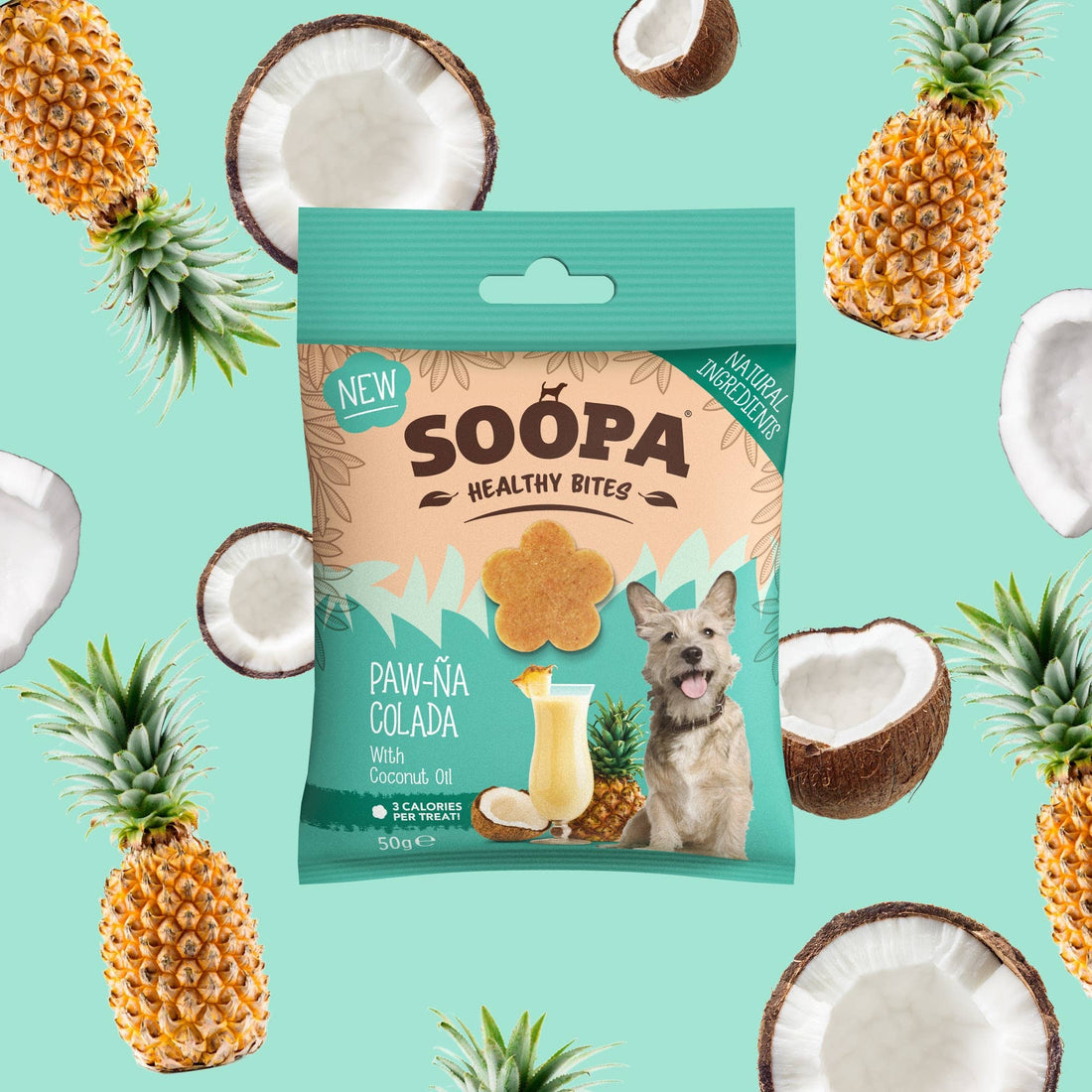 Natural Vegan Dog Healthy Bites – Paw-Na Colada - Share Happy Outfits