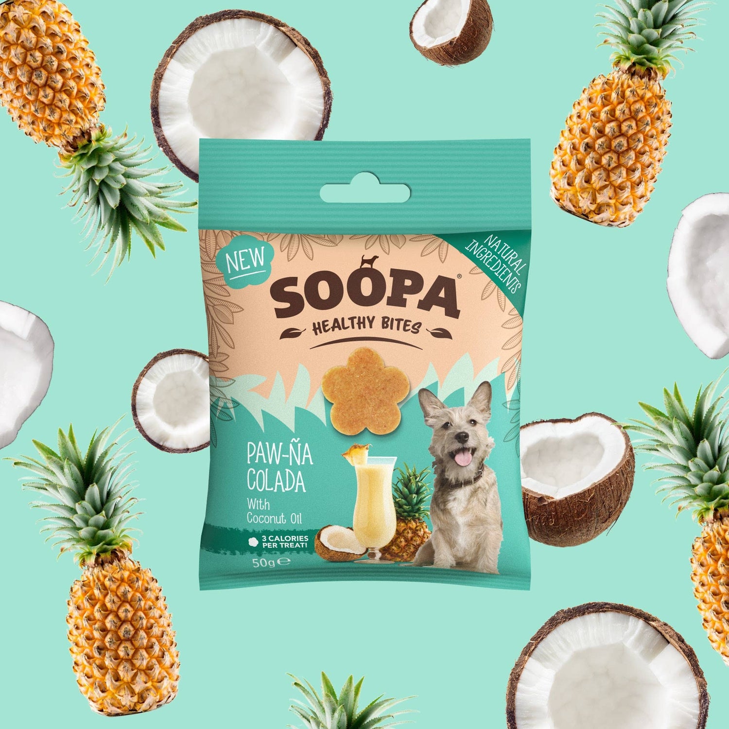Natural Vegan Dog Healthy Bites – Paw-Na Colada - Share Happy Outfits
