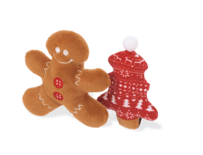 Feline Frenzy Meowy Christmas - 2-Piece Christmas Catnip Toy Set