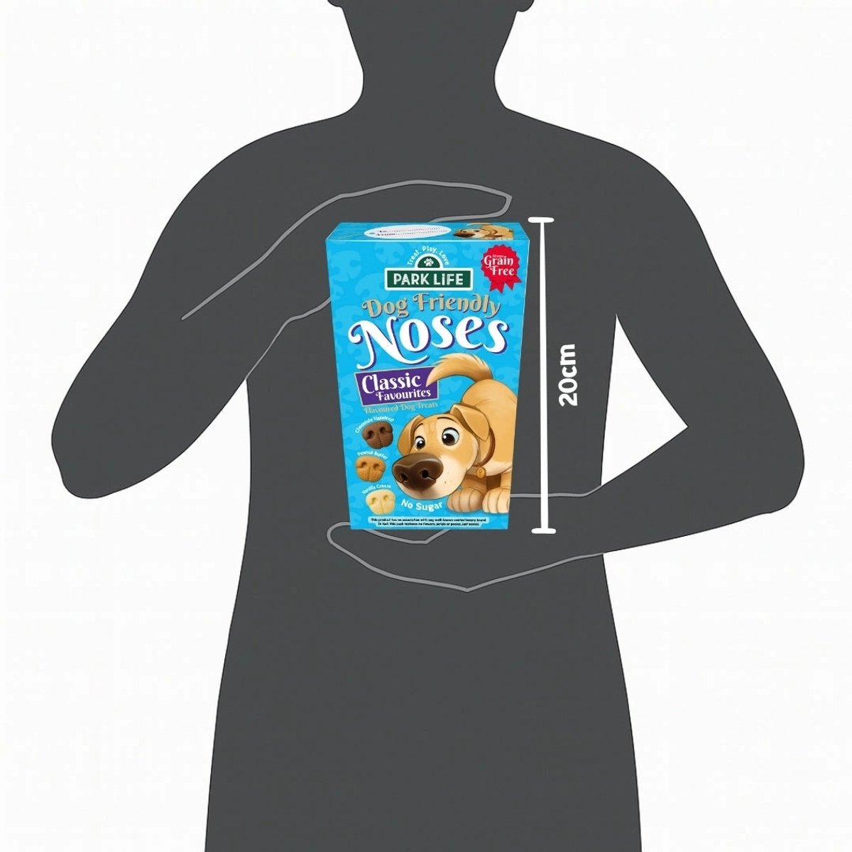 Friendly Noses Classic Favourites Dog Treats Box (240g) - Grain-Free Assorted Dog Snacks | Natural Training Treats | 6 Flavours Variety Pack - Share Happy Outfits