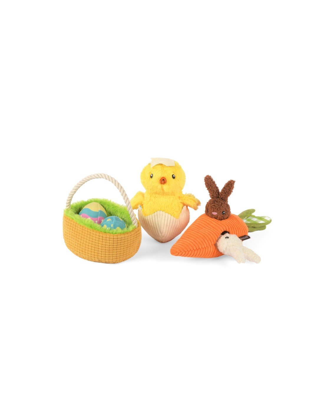 Hippity Hoppity Funny Bunnies - Interactive Easter Dog Toy (Eco-Friendly) - Share Happy Outfits