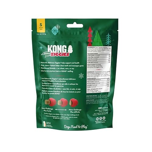 Holiday Ziggies Enhanced - Christmas Dental Dog Chews with Cranberry &amp; Cinnamon 198g - Share Happy Outfits