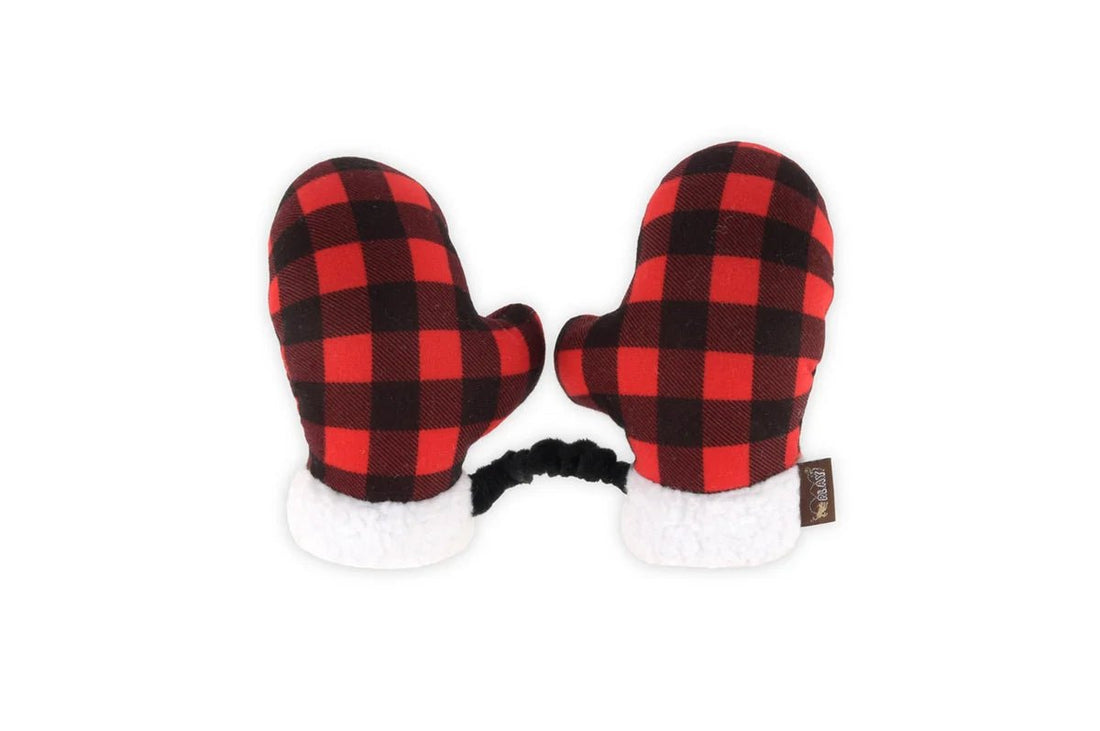 Home for the Holidays Mittens - Christmas Rope Dog Toy