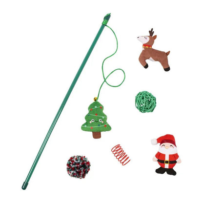 Jingle Joy - 6-Piece Christmas Cat Toy Set