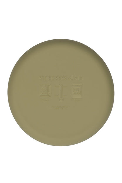 Khaki Silicone Cat Bowl – Whisker-Friendly Design - Share Happy Outfits