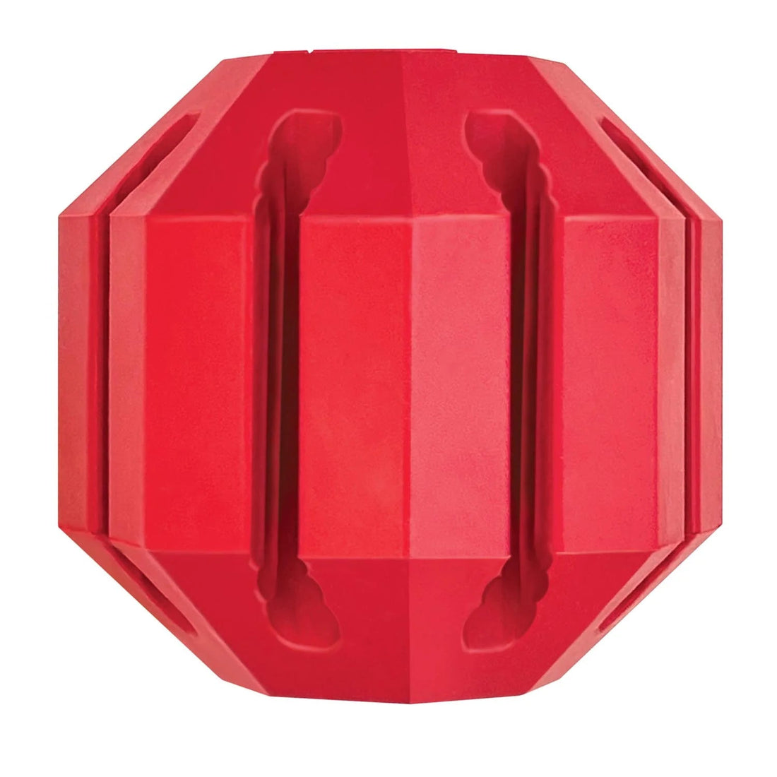 KONG Holiday Stuff-A-Ball Medium - Christmas Rubber Treat-Dispensing Dog Toy - Share Happy Outfits
