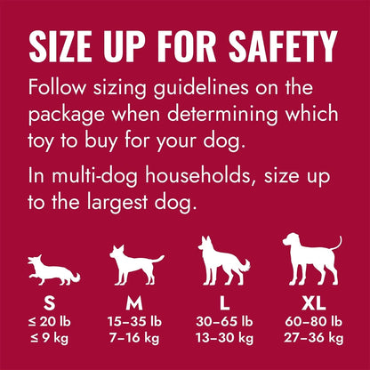 KONG Holiday Stuff-A-Ball Medium - Christmas Rubber Treat-Dispensing Dog Toy - Share Happy Outfits
