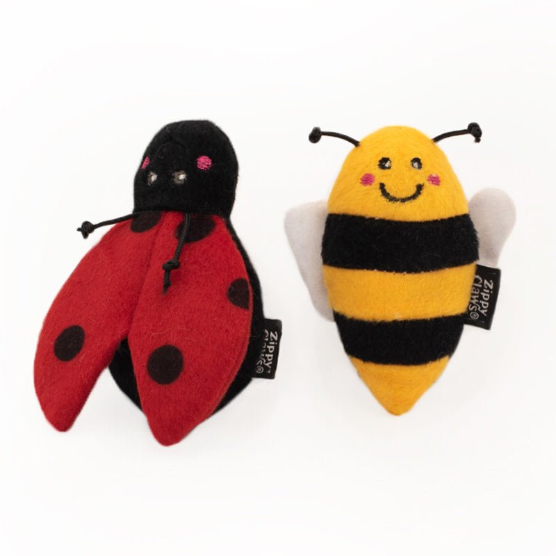 Ladybug &amp; Bee Catnip Toy Set - Interactive Catnip Toys - Share Happy Outfits
