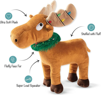 Merry Chrismoose - Christmas Moose Plush Dog Toy