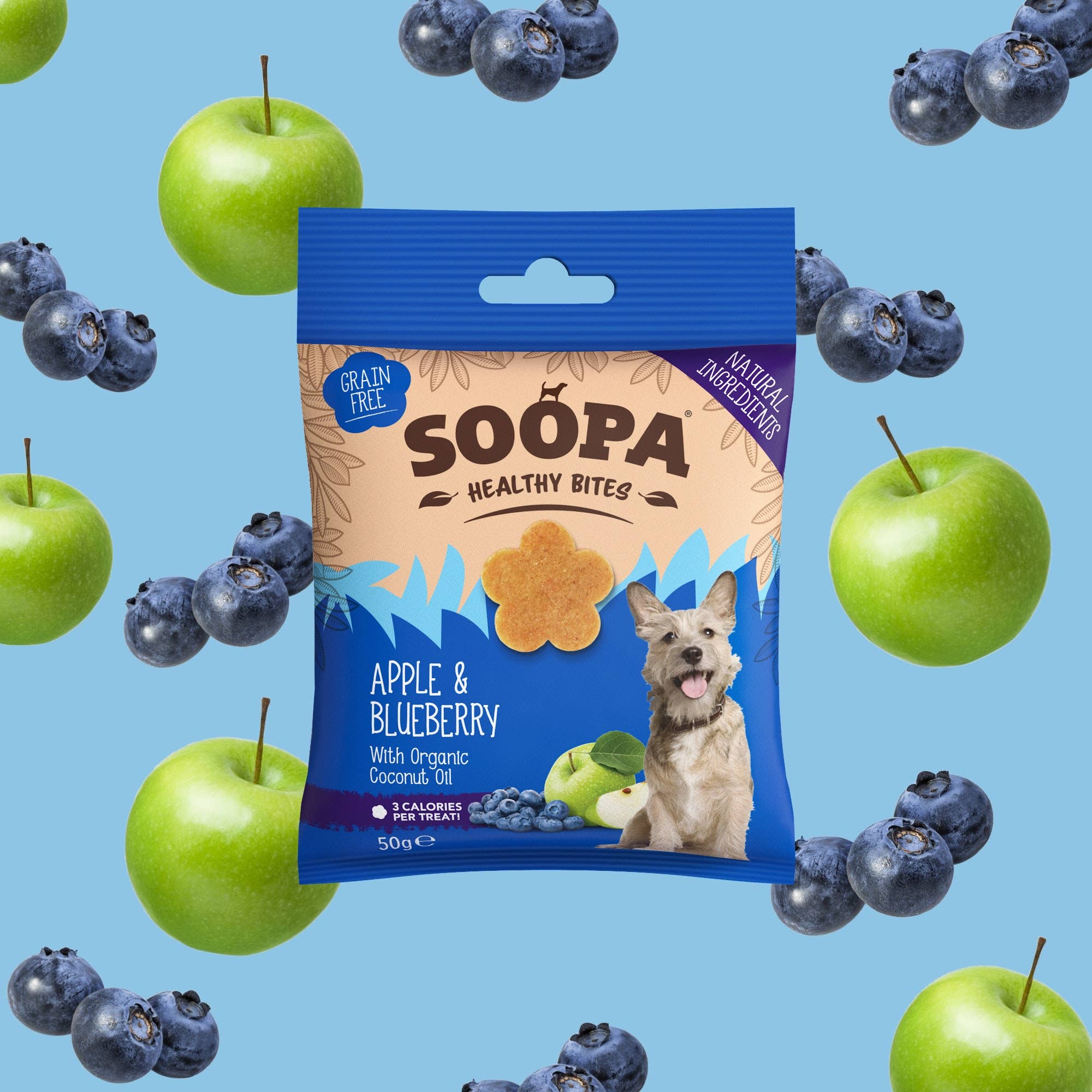Natural Vegan Dog Healthy Bites – Apple &amp; Blueberry - Share Happy Outfits