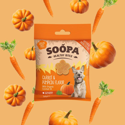 Natural Vegan Dog Healthy Bites - Carrot &amp; Pumpkin - Share Happy Outfits